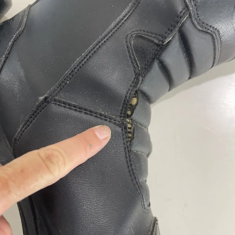 Alpinestars Men 10.5 Waterproof Motorcycle Boots Size Vintage Flaw